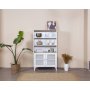 HANAH HOME Polica za knjige Calvin White Oak - slika 1