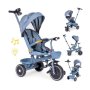ECO TOYS 2u1 tricikl sa rotirajucim sedistem i sklopivom tendom Blue, ECOTOYS - slika 1