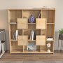HANAH HOME Polica za knjige Alimo Oak - slika 1