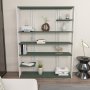 HANAH HOME Polica za knjige Jenny Green White - slika 1