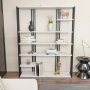 HANAH HOME Polica za knjige Jenny White Black - slika 1
