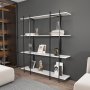 HANAH HOME Polica za knjige Moss White Black - slika 3