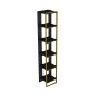 HANAH HOME Polica za knjige Polka 2 Black - slika 3