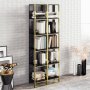 HANAH HOME Polica za knjige Polka 2 Black - slika 1
