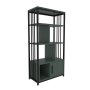 HANAH HOME Polica za knjige Valero Black Green - slika 5