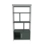 HANAH HOME Polica za knjige Valero Green White - slika 4