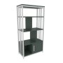HANAH HOME Polica za knjige Valero Green White - slika 5