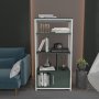 HANAH HOME Polica za knjige Valero Green White - slika 1