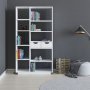 HANAH HOME Polica za knjige Luma White - slika 1