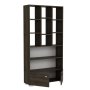 HANAH HOME Polica za knjige Penguen Walnut - slika 4