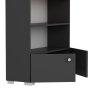 HANAH HOME Polica za knjige Penguen Anthracite - slika 5