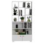 HANAH HOME Polica za knjige Penguen White - slika 3