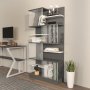 HANAH HOME Polica za knjige Arya Anthracite White - slika 2