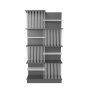 HANAH HOME Polica za knjige Arya Anthracite White - slika 4