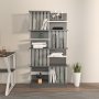 HANAH HOME Polica za knjige Arya Anthracite White - slika 1