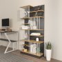 HANAH HOME Polica za knjige Arya Black Oak - slika 2