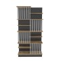 HANAH HOME Polica za knjige Arya Black Oak - slika 4