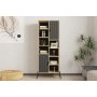 HANAH HOME Polica za knjige Otranto Sapphire Oak Antracite - slika 2