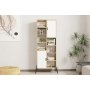 HANAH HOME Polica za knjige Otranto Sapphire Oak White - slika 2
