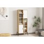 HANAH HOME Polica za knjige Otranto Sapphire Oak White - slika 1