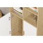 HANAH HOME Polica za knjige Lido Sapphire Oak White - slika 3