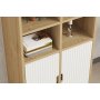 HANAH HOME Polica za knjige Lido Sapphire Oak White - slika 4