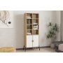 HANAH HOME Polica za knjige Lido Sapphire Oak White - slika 1