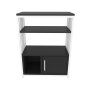 HANAH HOME Polica za knjige Letos Anthracite White - slika 4