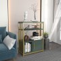 HANAH HOME Polica za knjige Letos Green Gold - slika 3