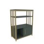 HANAH HOME Polica za knjige Letos Green Gold - slika 5