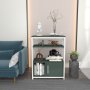 HANAH HOME Polica za knjige Letos Green White - slika 1