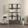 HANAH HOME Polica za knjige Elena Black Marble - slika 1