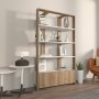 HANAH HOME Polica za knjige Elena White Walnut - slika 2