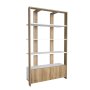 HANAH HOME Polica za knjige Elena White Walnut - slika 4