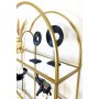HANAH HOME Polica za knjige Twin Gold Transparent - slika 3