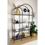 HANAH HOME Polica za knjige Twin Black Fume - slika 2