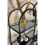 HANAH HOME Polica za knjige Twin Black Fume - slika 3