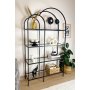 HANAH HOME Polica za knjige Twin Black Transparent - slika 2