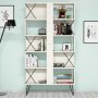 HANAH HOME Polica za knjige Extra Cream - slika 1