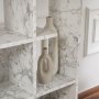 HANAH HOME Polica za knjige Manco Carrara Marble - slika 3