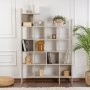 HANAH HOME Polica za knjige Manco Sandstone - slika 2