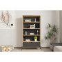 HANAH HOME Polica za knjige Numana Sapphire Oak Antracite - slika 2