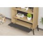 HANAH HOME Polica za knjige Numana Sapphire Oak Antracite - slika 3