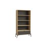 HANAH HOME Polica za knjige Numana Sapphire Oak Antracite - slika 5