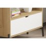 HANAH HOME Polica za knjige Numana Sapphire Oak White - slika 4