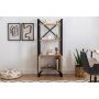 HANAH HOME Polica za knjige Milano Sapphire Black - slika 3