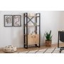 HANAH HOME Polica za knjige Milano Sapphire Black - slika 1