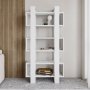 HANAH HOME Polica za knjige Milano White - slika 2