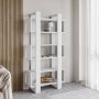 HANAH HOME Polica za knjige Milano White - slika 1