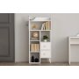 HANAH HOME Polica za knjige Star White - slika 1